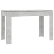 vidaXL Dining Table Concrete Grey 120x60x76 cm Engineered Wood vidaXL Dining Table Concrete Grey 120x60x76 cm Engineered Wood