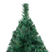 vidaXL Artificial Christmas Tree with Thick Branches Green 150 cm PVC vidaXL Artificial Christmas Tree with Thick Branches Green 150 cm PVC