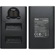 Dmk Power Lp-e17 Mini Portable Dual Usb Lcd Charger Tc-usb Iii Compatible With Canon Rebel Sl2, T6i, T6s, T7i, Eos M3, M5, M6, Eos 200d, 77d, 750d, 760d, 800d, 8000d, Kiss X8i, Rp, Digital Slr Camera