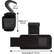 ULTIMAX Weight Lifting Hooks Wrist Straps for Weight Lifting with Premium Padded, Perfect for Deadlifting, Pull Up, Bar Workout, Weightlifting Gym Gloves Men & Women