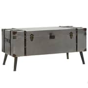 vidaXL Coffee Table MDF and Aluminium 102x51x47.5 cm vidaXL Coffee Table MDF and Aluminium 102x51x47.5 cm