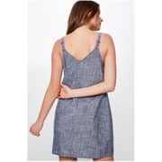 Cotton On Woven Margot Slip Dress Blue Small Cotton On Woven Margot Slip Dress Blue Small