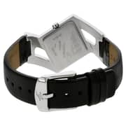 Fastrack Black Dial Black Leather Strap Watch - 6035SL02