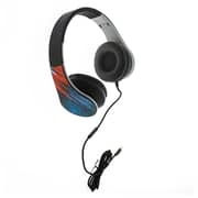 L'avvento (HP247) - Colorful Wired Headphone with Microphone - Blue/Red