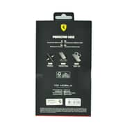 Ferrari Leather Case With Hot Stamped Sides Yellow Shield Logo For Iphone 14 Pro Max Red