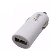 Budi USB Car Charger White