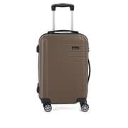 Senator ABS Spinner Trolley Luggage Bag Brown 20inch 9963-20_BRN