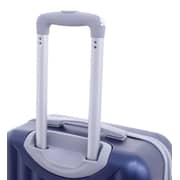 Para John ABS Luggage Travel Trolley With 4 Wheels 3pcs Set Dark Blue