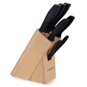 Sabichi 6 Pc Knife Block - Black