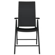 vidaXL 9 Piece Garden Dining Set Black vidaXL 9 Piece Garden Dining Set Black
