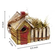 Wooden Bird House In Brown Wooden Bird House In Brown