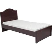 Galaxy Design Wooden Single Bed with Headboard Wenge Brown Size 190 x 90 x 70cm - Gdf-19090 Galaxy Design Wooden Single Bed with Headboard Wenge Brown Size 190 x 90 x 70cm - Gdf-19090