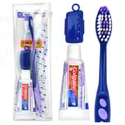 Doctor Fresh Travel Kit Crest/Colgate Toothpaste-Brush-Cover