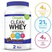 ORGAIN Clean Whey Protein Powder Chocolate Fudge 828G ORGAIN Clean Whey Protein Powder Chocolate Fudge 828G