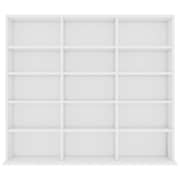 Vidaxl Cd Cabinet White 102x23x89.5 Cm Engineered Wood Vidaxl Cd Cabinet White 102x23x89.5 Cm Engineered Wood