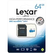 Lexar LSDMI64GB1EU300A High Speed Micro SDXC UHS1 300x 64GB Lexar LSDMI64GB1EU300A High Speed Micro SDXC UHS1 300x 64GB