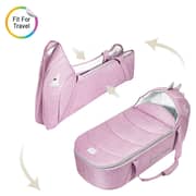Sunveno Foldable Travel Carry Cot Pink Sunveno Foldable Travel Carry Cot Pink