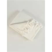 3 Piece Balera Pique Set Cotton Cream Single Bedding Set