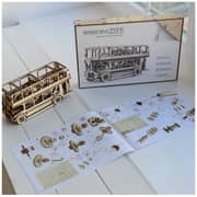 Wooden City London Bus 3D Mechanical Model