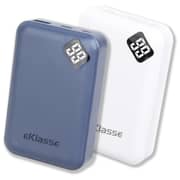 Eklasse 10000mAh QC 3.0 Power Bank Bundle Blue + White