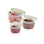 Twist Cover New Round Food Saver (3 Pcs Set) (0,25 Lt + 0,50 Lt + 0,70 Lt)