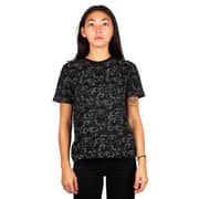 Dedicated Black Printed Round Neck Organic Cotton T-shirt Size L