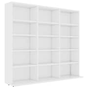 Vidaxl Cd Cabinet White 102x23x89.5 Cm Engineered Wood Vidaxl Cd Cabinet White 102x23x89.5 Cm Engineered Wood