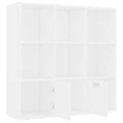 Vidaxl Book Cabinet White 98x30x98 Cm Engineered Wood Vidaxl Book Cabinet White 98x30x98 Cm Engineered Wood