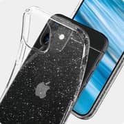 Spigen Liquid Crystal Glitter Designed For iPhone 12 Pro Mini Case/Cover Crystal Quartz