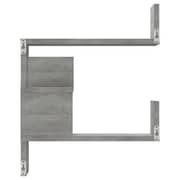 Vidaxl Wall Corner Shelves 2 Pcs Grey Sonoma 40x40x50 Cm Engineered Wood Vidaxl Wall Corner Shelves 2 Pcs Grey Sonoma 40x40x50 Cm Engineered Wood