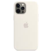 Apple iPhone 12 Pro Max Silicone Case with MagSafe - White Apple iPhone 12 Pro Max Silicone Case with MagSafe - White