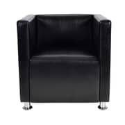 Vidaxl Cube Armchair Black Faux Leather Vidaxl Cube Armchair Black Faux Leather