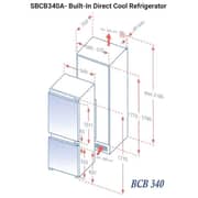 Fagor Built-In Refrigerator 276 Litres SBCB340A