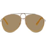 Chloe Aviator Silver Sunglasses For Women CE144S-051-61