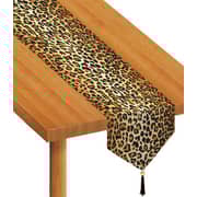 Beistle Printed Leopard Print Table Runner, 11-Inch By 6-Feet
