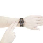 Diesel DZ7317 Mini Daddy Black Dual Time Dial Black Ion-plated Mens Watch Diesel DZ7317 Mini Daddy Black Dual Time Dial Black Ion-plated Mens Watch