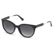 Guess GU7619-01B-55 Women's Sunglass Shiny Black/Gradient Smoke Guess GU7619-01B-55 Women's Sunglass Shiny Black/Gradient Smoke