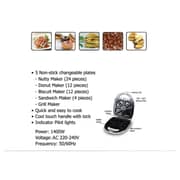 Saachi 5in1 Multi Snack Maker NL5M1535WH