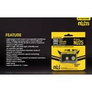 Nitecore NU25 360 Lumen USB Rechargeable Headlamp, with Red & High CRI Light