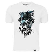 Marvel Black Panther Men's Round Neck T-shirt White Small Marvel Black Panther Men's Round Neck T-shirt White Small