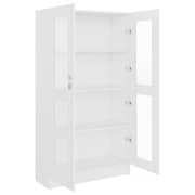Vidaxl Vitrine Cabinet White 82.5x30.5x150 Cm Engineered Wood Vidaxl Vitrine Cabinet White 82.5x30.5x150 Cm Engineered Wood
