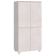 vidaXL Wardrobe HAMAR White 89x50x180 cm Solid Wood Pine vidaXL Wardrobe HAMAR White 89x50x180 cm Solid Wood Pine