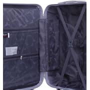 Para John ABS Luggage Travel Trolley With 4 Wheels 3pcs Set Black