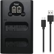 Dmk Power En-el14 Mini Portable Dual Usb Lcd Charger Tc-usb Iii Compatible With For Nikon D3100,d3200,d3300,d3400,d3500,d5100,d5200,d5300,d5500,d5600,df Coolpix P7000,p7100, P7700,p7800 Camera