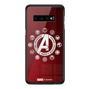 Marvel Avengers Character Logos Samsung S10 Plus Cover