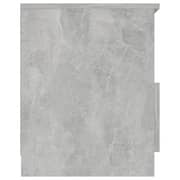 vidaXL Bed Cabinet Concrete Grey 40x40x50 cm Engineered Wood