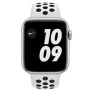 Apple Watch Series SE Nike MYYD2AE/A GPS 40mm Aluminium Case with Pure Platinum/Black Nike Sport Band Silver