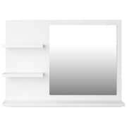 vidaXL Bathroom Mirror White 60x10.5x45 cm Engineered Wood vidaXL Bathroom Mirror White 60x10.5x45 cm Engineered Wood