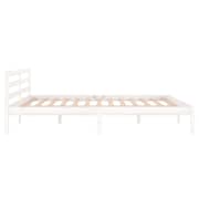 vidaXL Day Bed Solid Wood Pine 160x200 cm King Size White vidaXL Day Bed Solid Wood Pine 160x200 cm King Size White