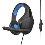 Piranha 397075 HP25 Wired On Ear Gaming Headset Black/Blue
